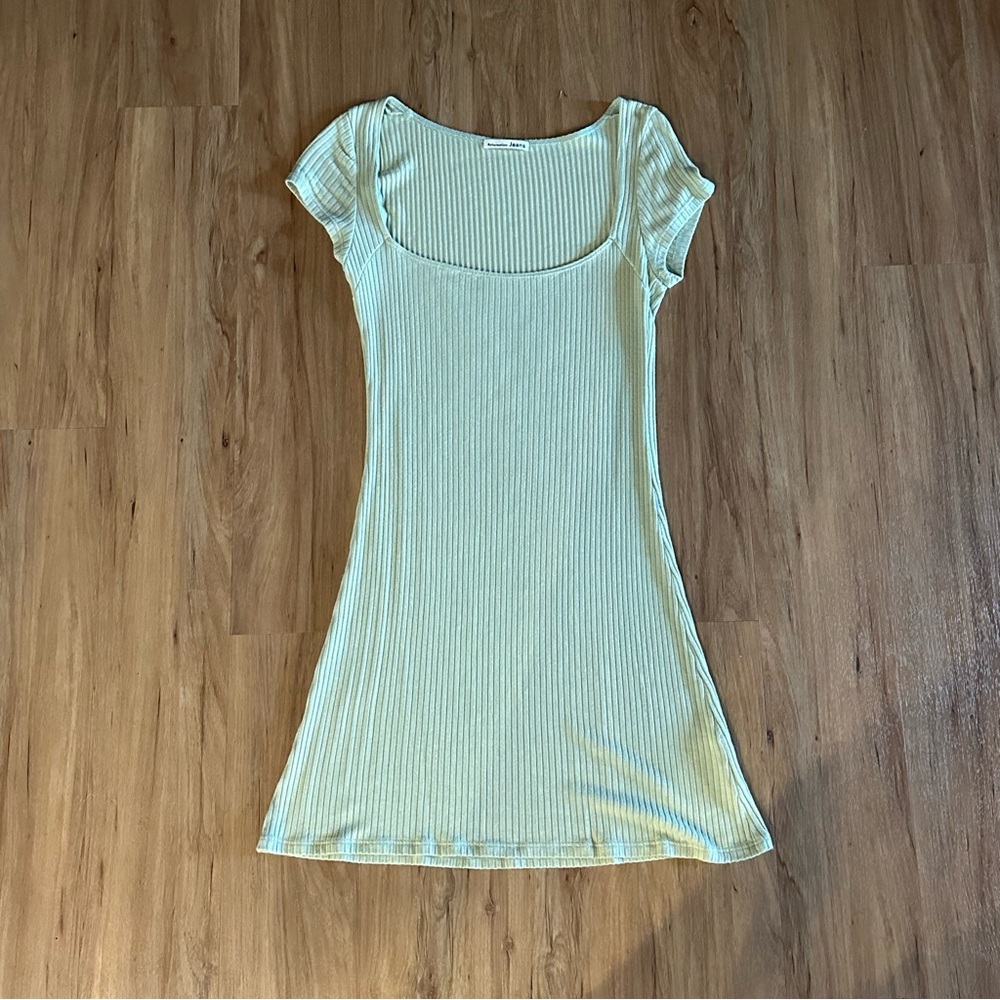 Reformation Percy Dress in light sage green